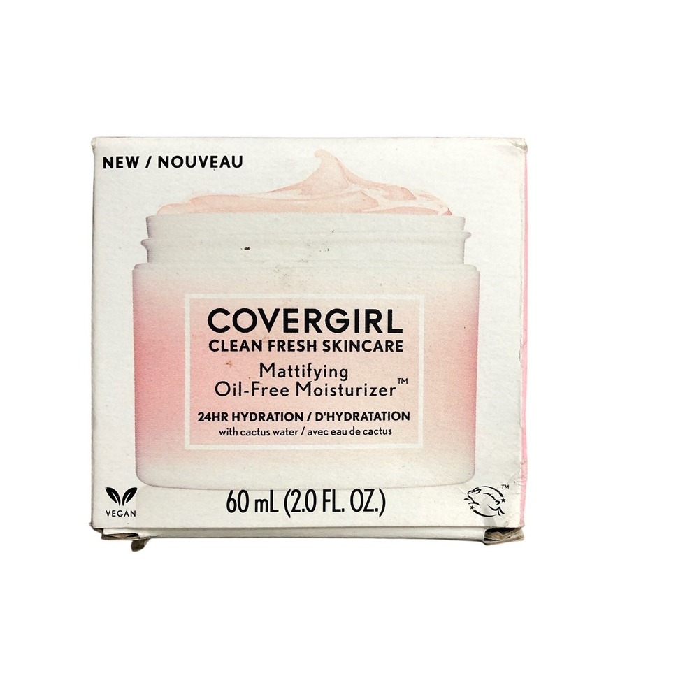 COVERGIRL Mattifying Oil Free Moisturizer 24HR Hydration Vegan 2.0โ FL OZ